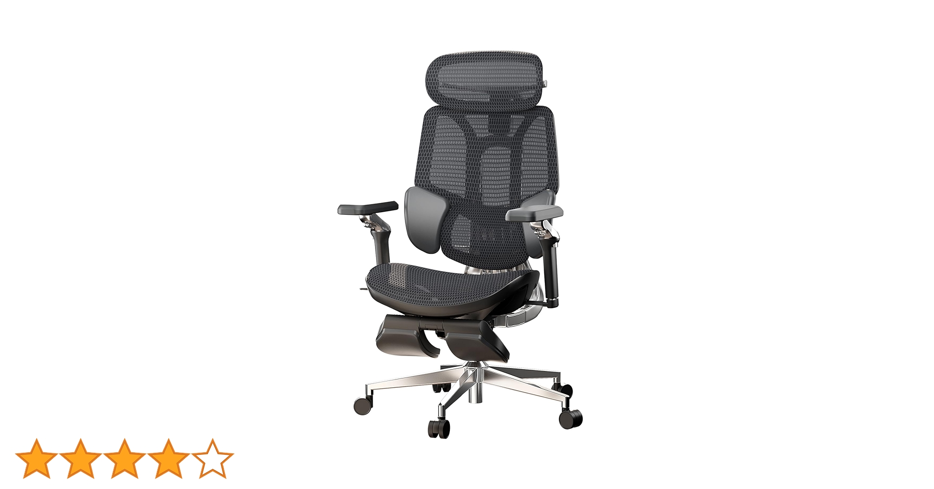 Hbada E3 Ultra(組み立て済み) HBADA E3 Ultra 人間工学オフィスチェア（フットレスト付き）